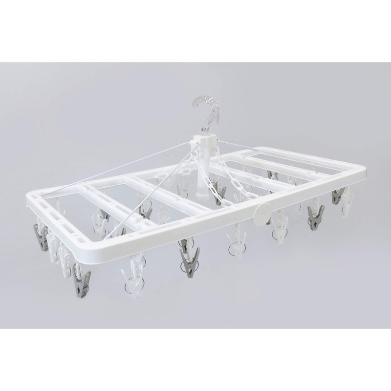 Towa Sangyo Laundry Hanger, White, Approx. 11.0 x 25.8 x