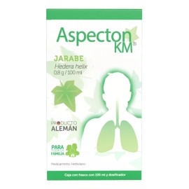 **Aspecton KM – Jarabe de Hedera Helix, Sin Sabor**