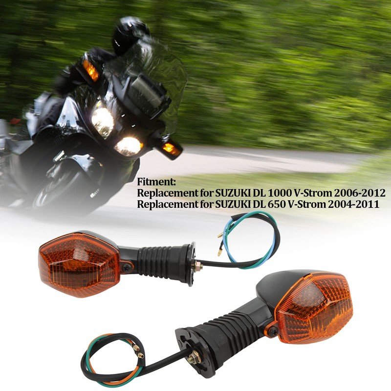OUKENS Motorcycle Front Indicator Indicator Replacement for Suzuki DL 1000