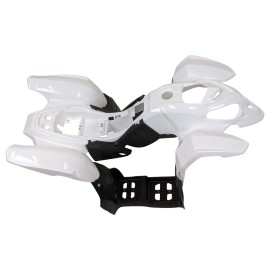 RedCap OEM ATV Body Fender Kit without Seat for Panther 110PL, Coolster 3050B-(White)