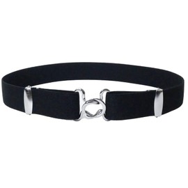 PEACE KOUBOU Skirt Belt, 1.2 inches (30 mm) - black