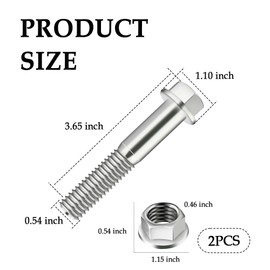 4PCS Nuts and Bolts Kit for Shock Absorber,Replacement OEM#6502698/6502818 Bolts and Nuts Kit Compatible with Dodge,Professional Car Accessories Shock Absorber Mount Tool Kit