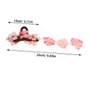 minkissy 2pcs Floral Claw Clip Elegant Hydrangea Design Hair Accessories