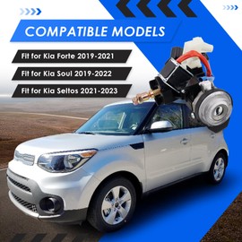 81910-M7110 Ignition Lock Switch Assembly with 2 Keys, Ignition Switch Housing & Cylinder Fit for Kia Forte 2019-2021 Seltos 2021-2023 Soul 2019-2022 Replace OE# 81905-M7140