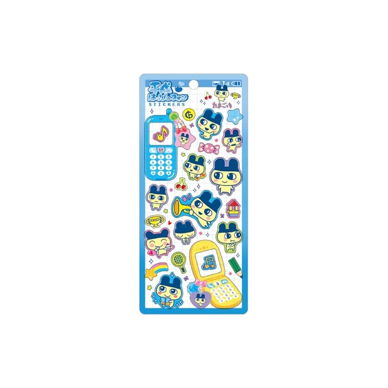 Krax 137349 Heisei Paper Phone Stickers / Mametchi