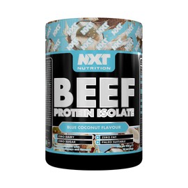 NXT Beef Protein Isolate 540g - High Protein Powder in Natural Amino Acids - Paleo, Keto Friendly - Dairy and Gluten Free - 540g - Blue Coconut