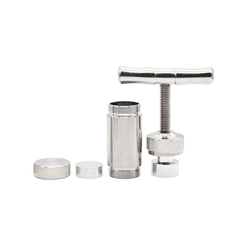 Tech-L Stainless Steel Pollen Press T Press Handle Tool Heavy