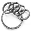 TISUR Titanium Key Rings for Keychain, Side-Pushing key chain rings