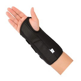 Sammons Preston - 64030 8" R-Soft Wrist Support Brace, Left, Medium, Stabilization Splint and Immobilizer for Healing and Recovery of the Hand, Arm, and Wrist, Open Hand Mobility Design for Range of Motion