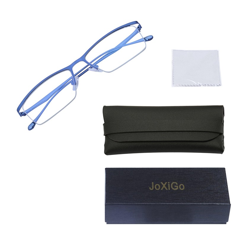 Men's Computer Glasses Blue Light Filter Without Strength UV Blocking