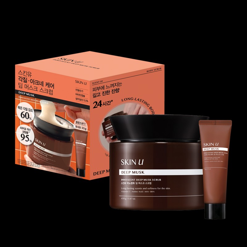 Skin U Inno-scent Deep Musk Scrub 450g Set (+35g) -