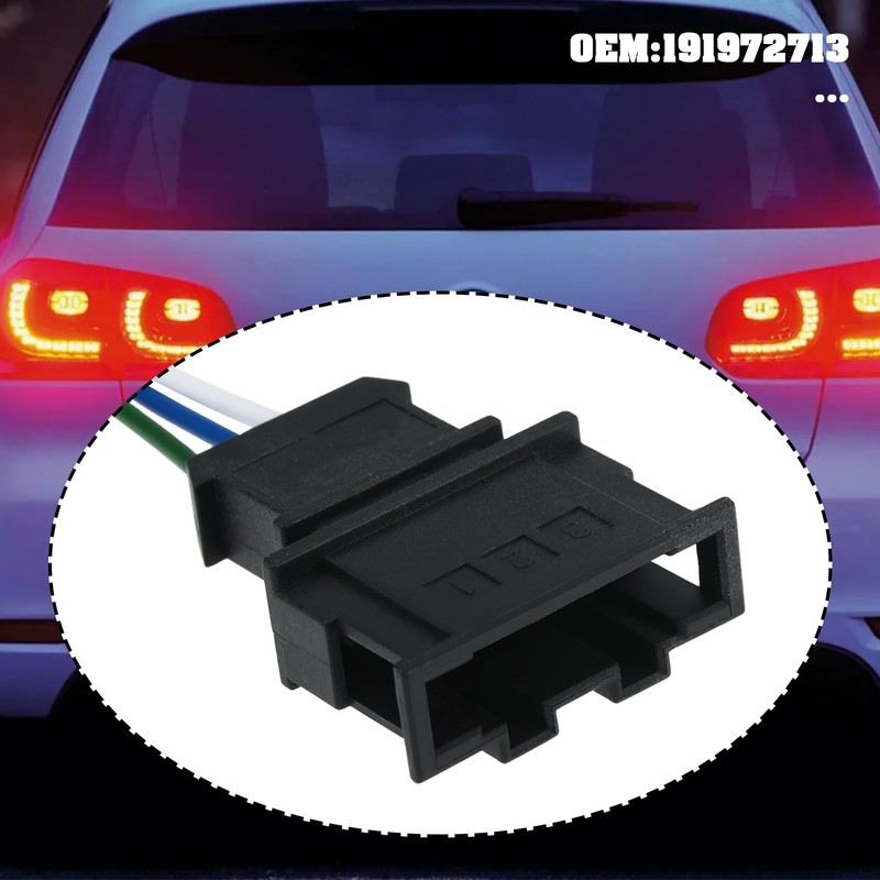 ECSiNG 4Pcs LED Rear Tail Light Adapter Cable Harness Compatible