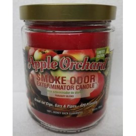 Smoke Odor Exterminator 13 oz Jar Apple Orchard, Assorted Set of (4) Candles.