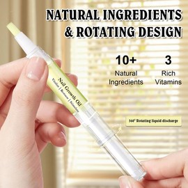Organic Nail Strengthening Serum with Hydrating Vitamins | Nourishing Cuticle Oil Pen for Stronger, Shiny Nails | Manicure Prep & Moisture Lock Gloss | Botanical Fragrance Blend Moisturizer Nailcare care  Comfort:_1pcs