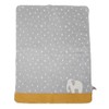 David Fussenegger Mila Baby Blanket Elephant in Rain 75 x