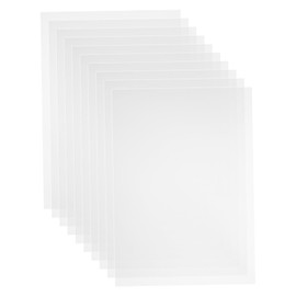 ULTECHNOVO 10pcs High Transparency PVC Sheet for Picture Frames Sturdy Thick for Photos and Crafts Double-Sided Film