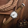 BISONSTRAP Distressed Leather Watch Strap, Watch Replacement Bands for Men,