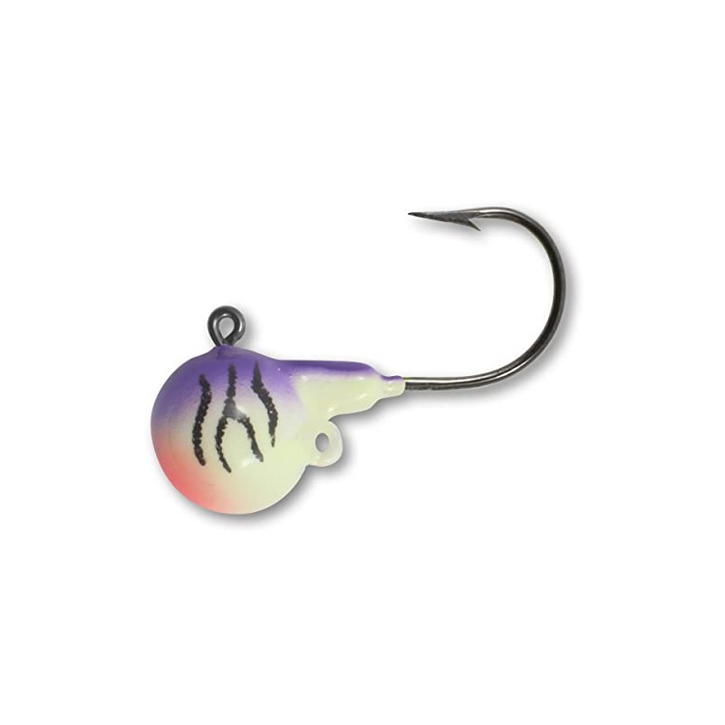 Northland Fire-Ball Jig - 1/2Oz - 3/Card - Uv Purple