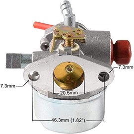 Carburetor for Craftsman 917388300 Gas Walk-Behind Mower w/ 6.0 hp for Tecumseh 4.5hp 5hp 5.5hp 6.0hp 6.5hp 6.75 hp Model 917.387282 917.388040 143.013802 Mower Tecumseh 640303 640262 640271 640172
