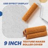 Teenyyou 3 Pcs 9 Inch Textured Paint Roller Set Small