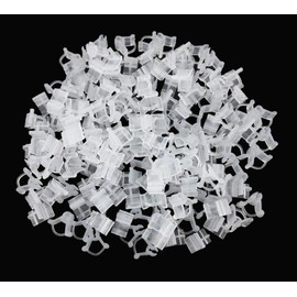 HONBAY 150pcs Mini Plastic Plant Grafting Clips Gardening Tool