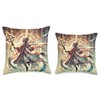 Arcane Mage Fantasy Digital Art Throw Pillow