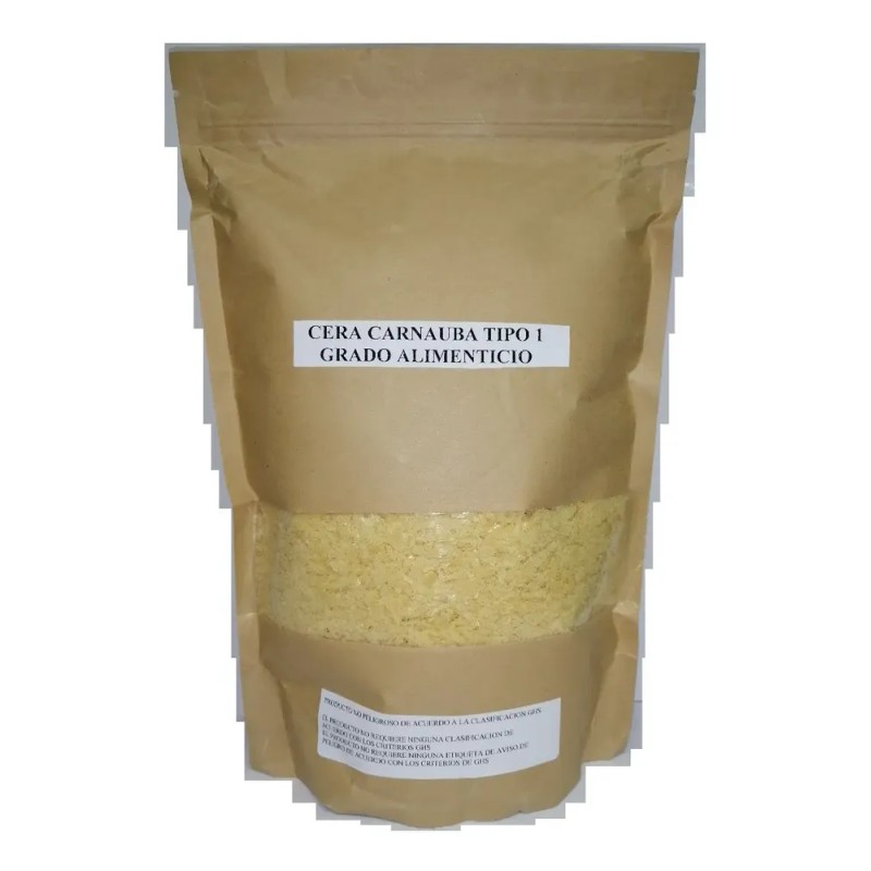 Cera De Carnauba T1 Medio Kilo Grado Alimenticio Cosmeticos