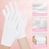 Guantes de algodón para inspección, 6 pares, gruesos, elásticos