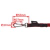 Takagi Fabric Safety Cord 2.2 lbs (1 kg) RED &