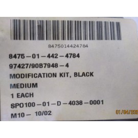 Gentex HGU-55/P HGU-68/P MEDIUM chin strap nape set pilot flight helmet, BLACK,