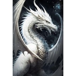 DIY Diamond Painting Kits for Adults White Dragon Supplies Crafts for Adults and Kids for Living Room Bedroom Wall Decor 12X12 in
