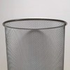D.RECT Office Waste Paper Bin, 12 L, Wire Mesh Waste