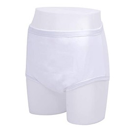 P&S Healthcare's Men's Protective/Fixation Brief - Black and White - Product Code: 2019 (White, XLarge)