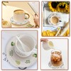 YANHUILAY Coasters (Set of 4) Cup Coasters, Cup Padding, Braid,
