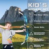 Bow and Arrow Set for Kids, 2-Pack LED Light Up