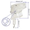 Unlorspy 4 Pcs Low Profile Wand Tilter,Clear Heavy Duty Low
