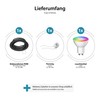 ledscom.de 5 recessed Ceiling spotlights Fere recessed Frame Black matt