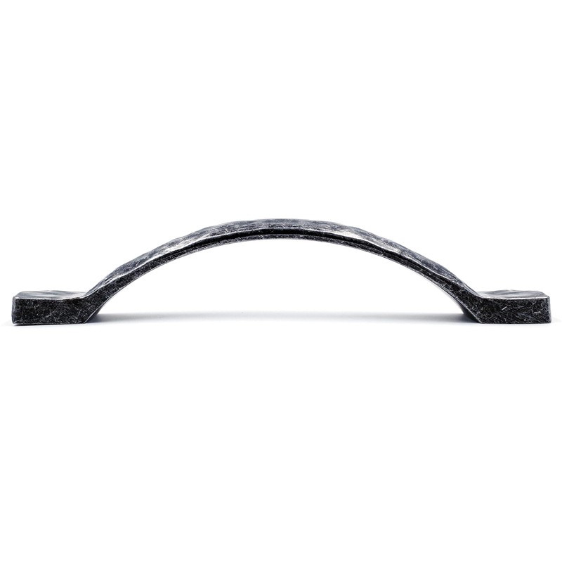 JETLAND Arched Hammered Cabinet Pulls - 2-Pack, Iron Scratches, 5"