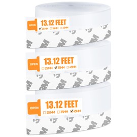 39.37 Ft Weather Stripping Door Seal Strip Tape,Silicone Door Draft Stopper,Self Adhesive Shower Door Bottom Seal and Door Insulation Strip for Door Frame Windows and Glass Gaps (3 Rolls)