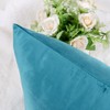 CALIYO Plain Velvet Cushion Covers, Decorative Cushions for Sofa /