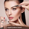 Eyebrow Pencil with 4 Tips Micro Head, Eyebrow Pencil Micro