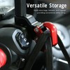 Motorcycle Luggage Bag Hook Hanger 10.5mm Aluminum Alloy Versatile Secure