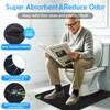 4 Pack Upgrade Toilet Mats for Bathroom U Shaped
