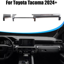 autopart2021 Carbon Fiber ABS Center Dashboard Cover Trim For Toyota Tacoma SR SR5 2024-25 US