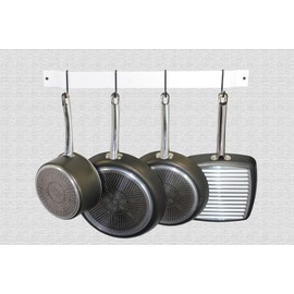 Rogar 24 Inch Bar Rack - White and Black