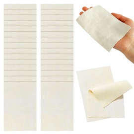 AHANDMAKER 30 Stück Vorgeschnittene Chamois Poliertücher Doppelseitige Mikrofasertücher Keramik Töpferei Bastelbedarf Für Gerätebildschirme Topfrandglättung von Töpferwaren (12x8cm)