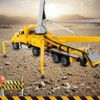 1/55 Concrete Pump Truck Model Engineering Car Alloy Vehicle Kids