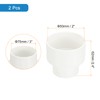 sourcing map 1 Pcs UPVC Reducer Pipe Fitting, 4" x2-1/2