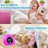 Uplayteck Light Alarm Clock with Bluetooth Speaker, Kids Alarm Clock