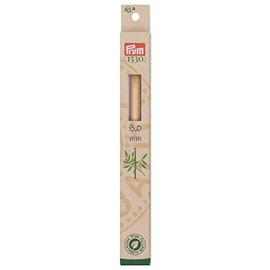 Prym 197615 Wool Crochet Hook Bamboo 15 cm 8.0 mm Natural